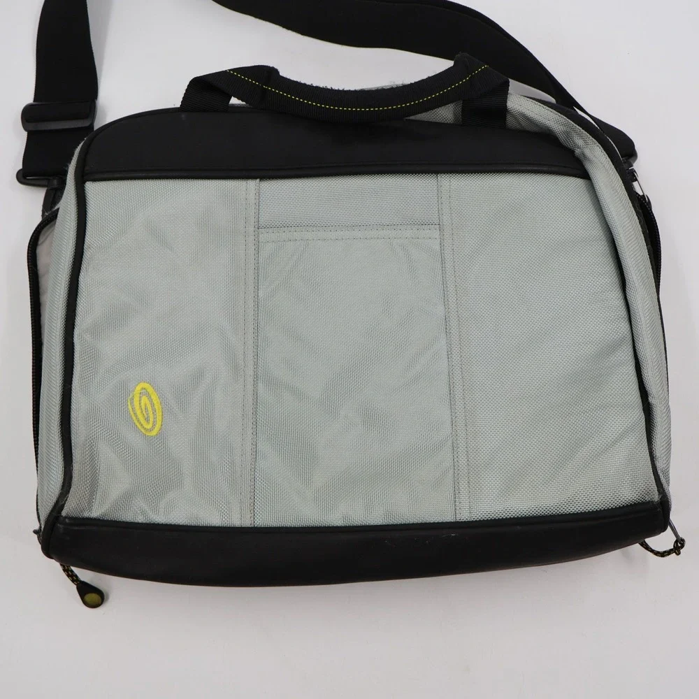 Timbuk2 Laptop Messenger Bag Mens OS Grey Black Ballistic Nylon Commuter Bag